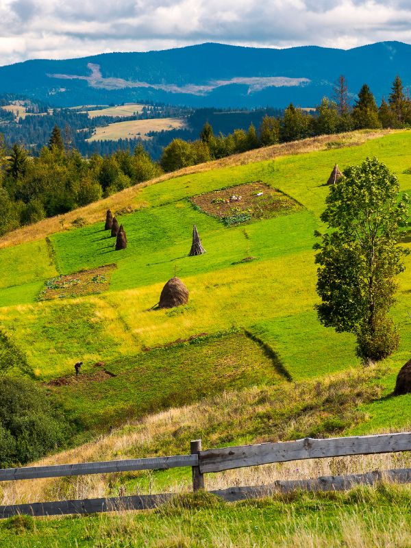 Ustroń - widok na góry